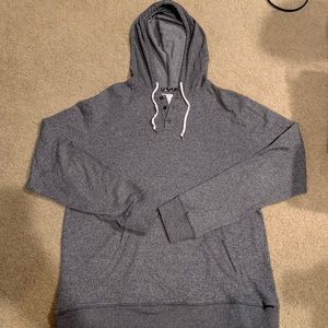 On the Byas - Grey Hoodie Sweatshirt size XL